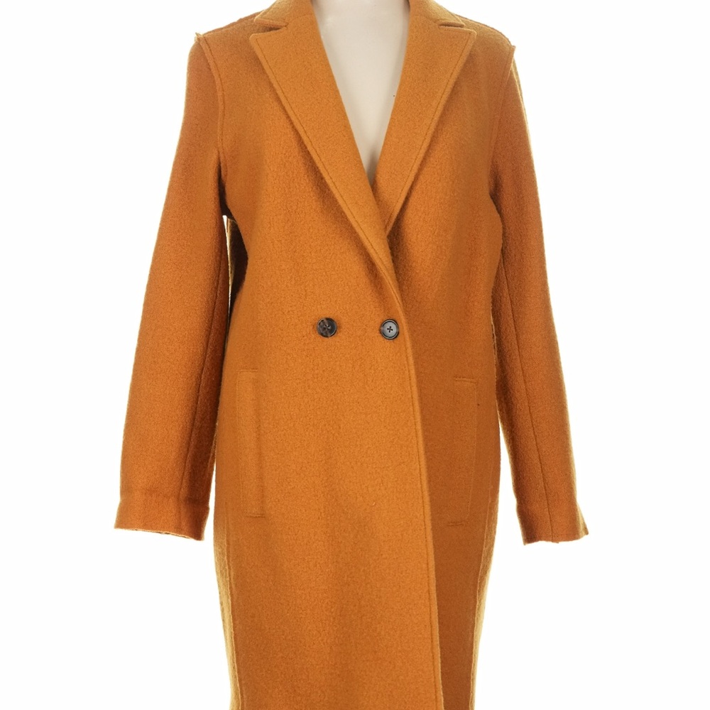 J Crew Italian Boiled Wool Topcoat NWOT size 10
